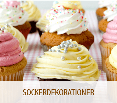 Bakdekorationer och tillbehör