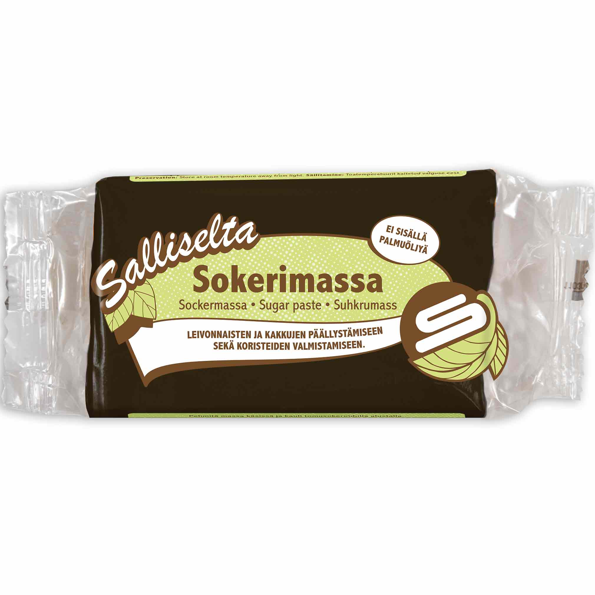 Sokerimassa musta 250g