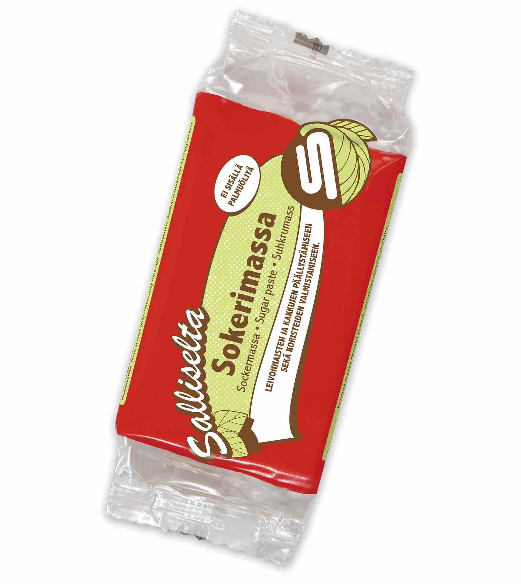 Sokerimassa punainen 250g