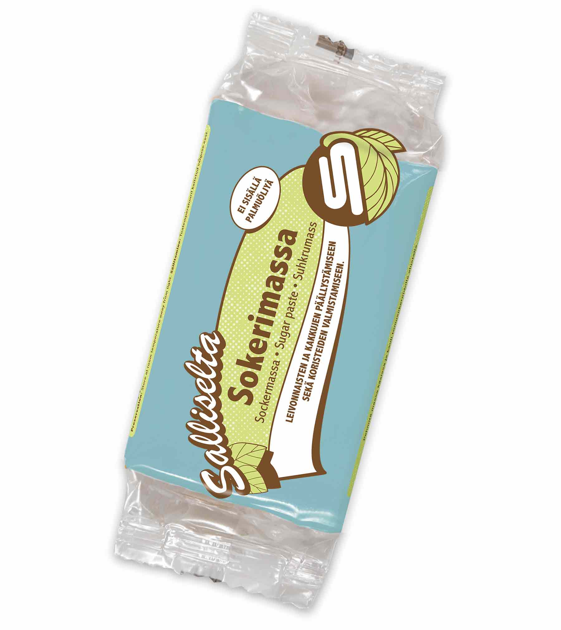 Sokerimassa vaaleansininen 250g
