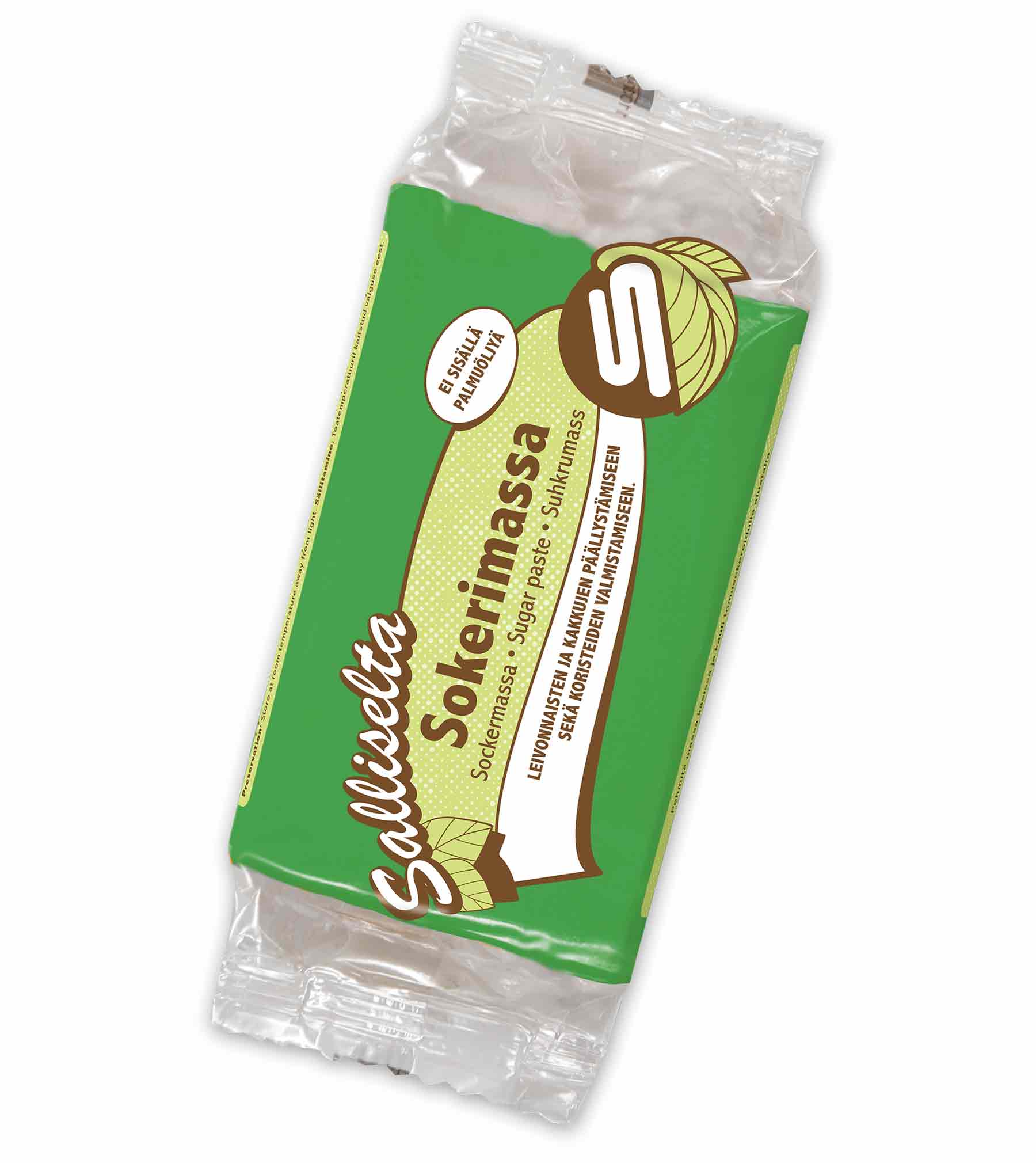 Sokerimassa vihreä 250g