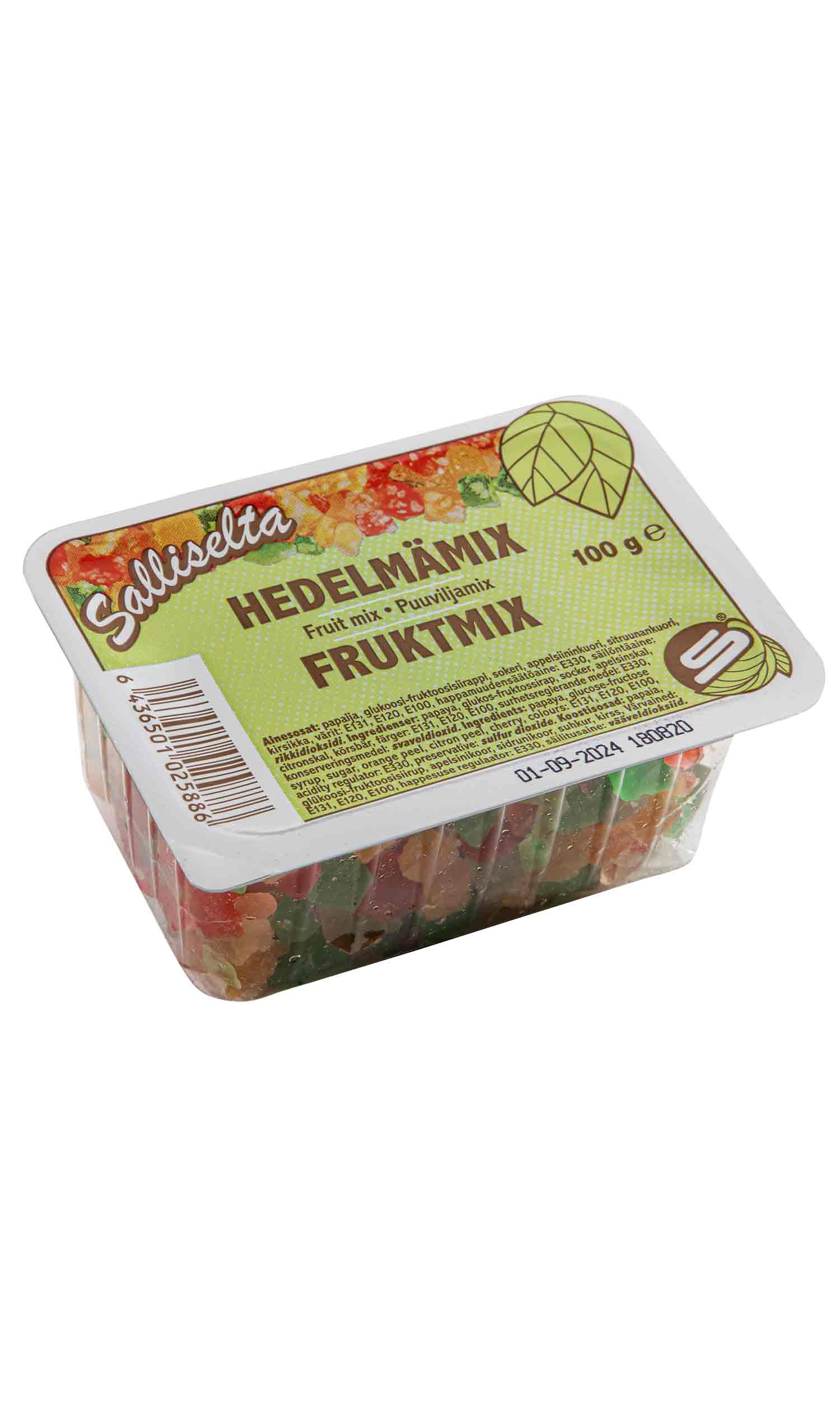 Kandeerattu hedelmämix 100g