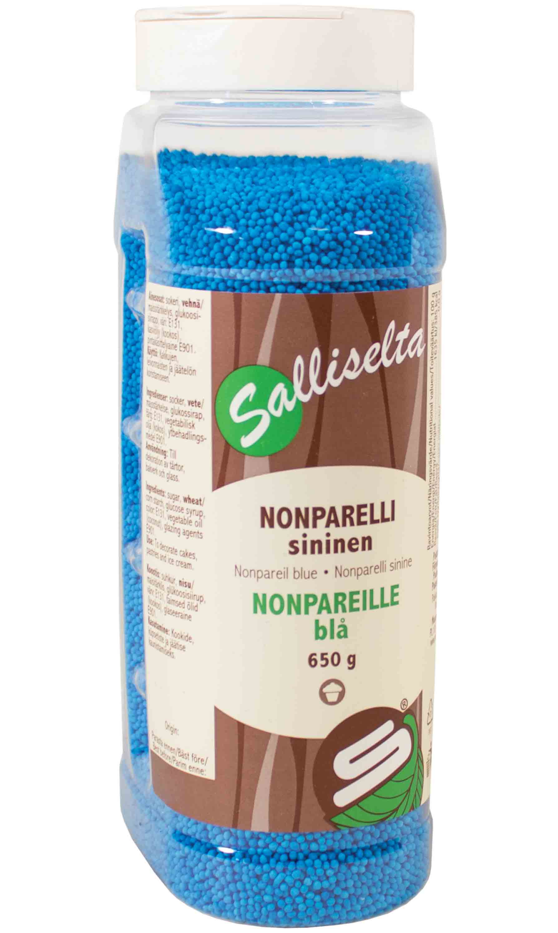 Nonparelli sininen 650 g