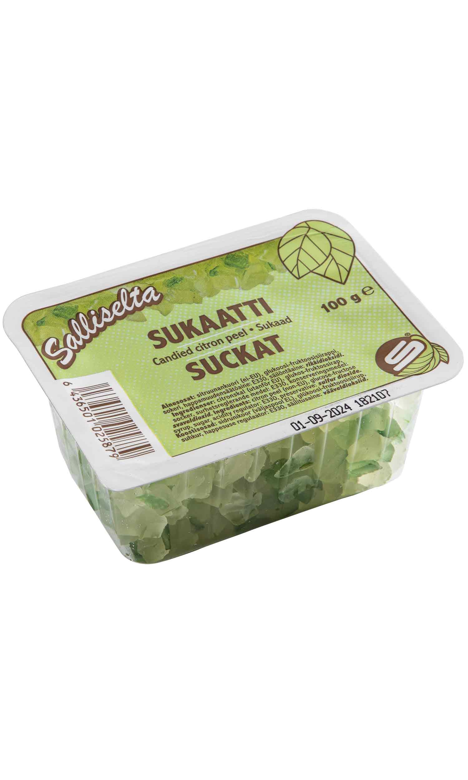Kandeerattu sukaatti 100g