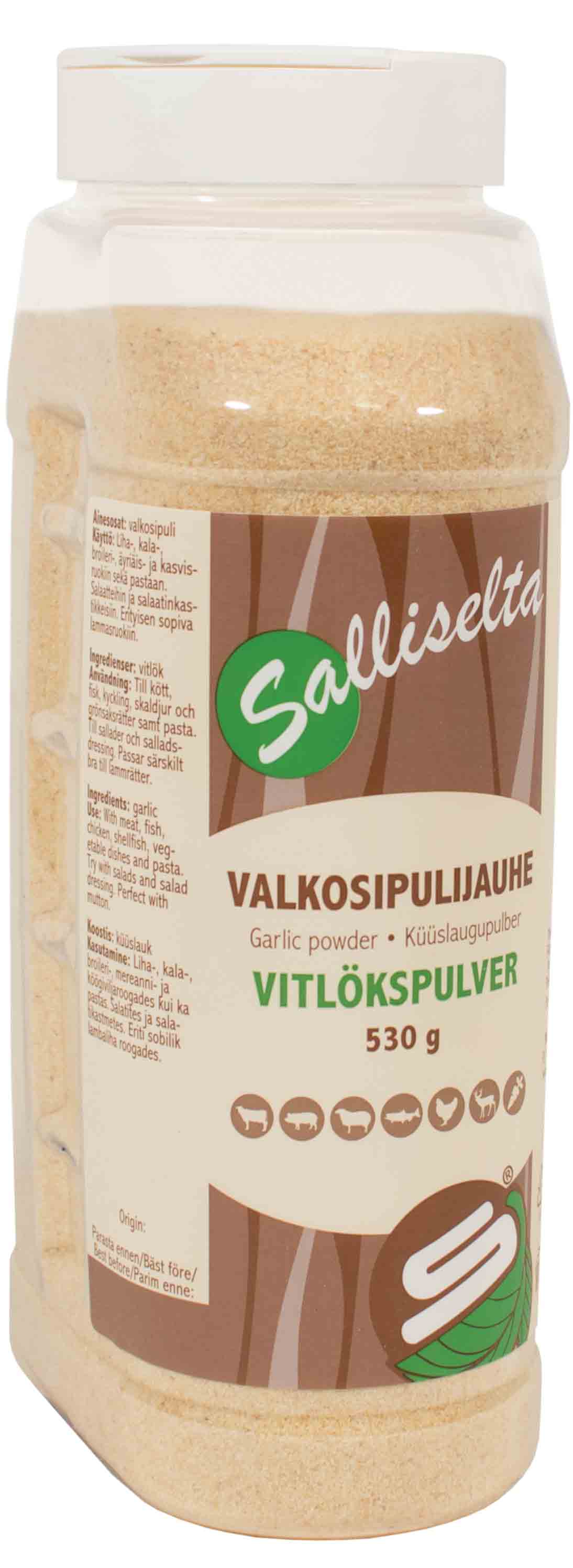 Valkosipulijauhe granulad 530g