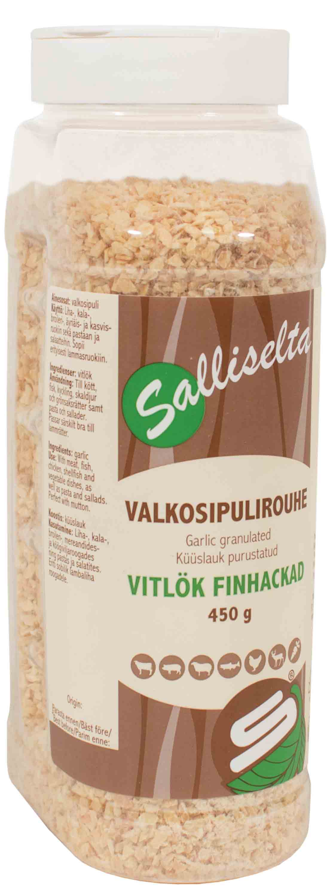 Valkosipulirouhe 450g